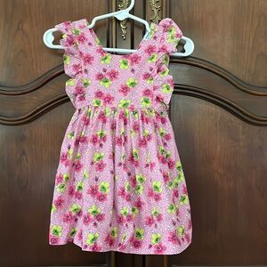 MAYORAL Floral Dress with Matching Headband